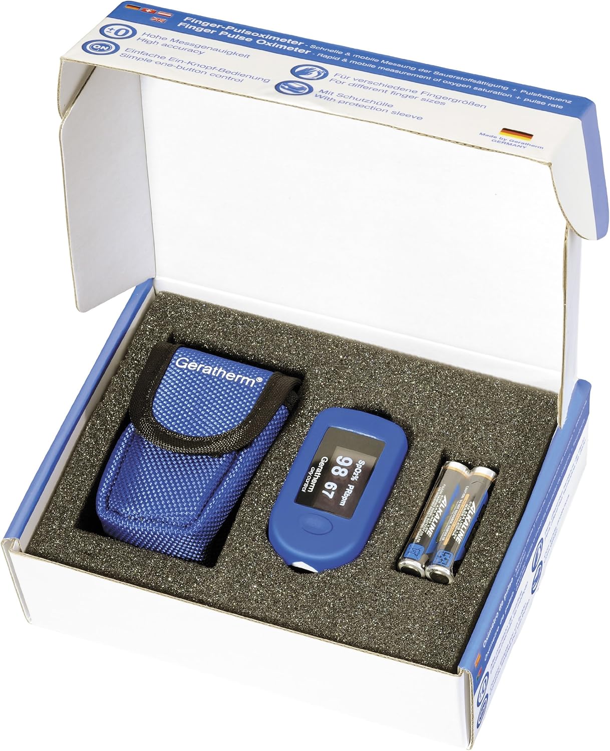 💙 Kit Oxímetro con Medidor de Glucosa – Control Total de tu Salud 🔍💉